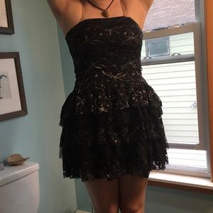 Black semi formal dress. Lily Rose medium